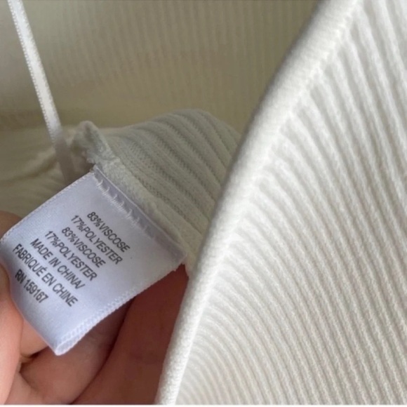 MILLY White Knitted Halter Neck Open Back Sleeveless Top Size Large - Picture 5 of 15